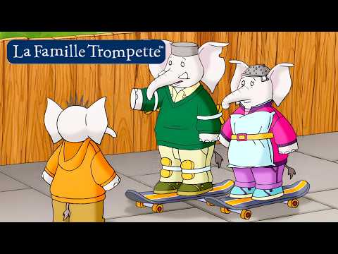 Cascade surprise ! 🛹🎢| La Famille Trompette | Compilation | Dessin animé