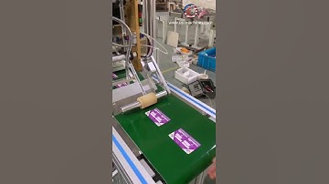 Automatic lottery card stratch label sticker labeling machine card paging feeding labeling line