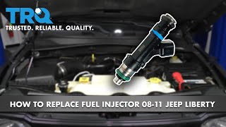 How to Install Fuel Injector 08-12 Jeep Liberty