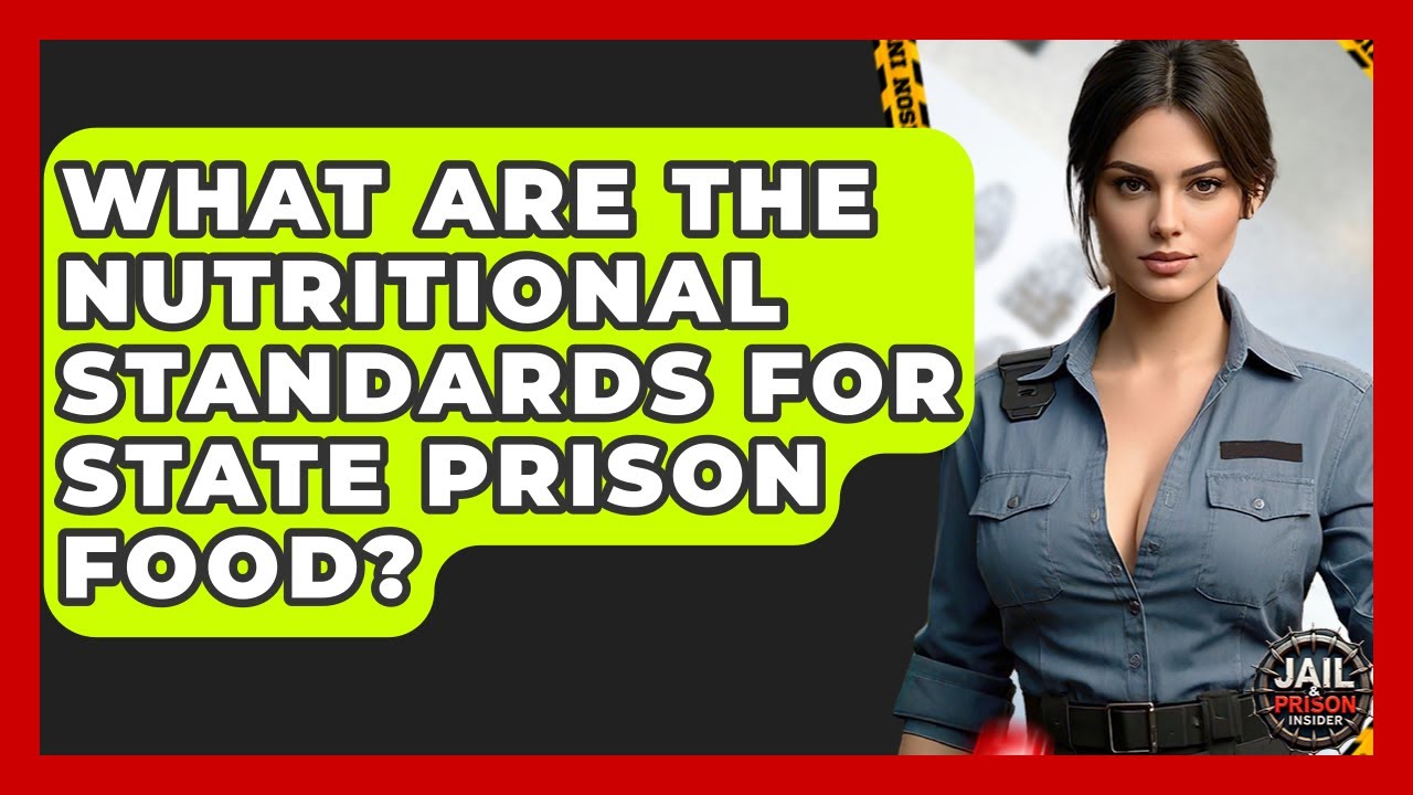 What Are The Nutritional Standards For State Prison Food? - Jail & Prison Insider