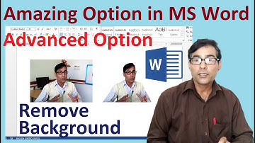 Remove Image Background in Ms word | Change Background Color | Advanced option in MS Word tutorial
