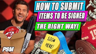 How to SUBMIT your items CORRECTLY to be AUTOGRAPHED at next SIGNING! | PSM