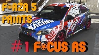 Forza 5 Paints Custom Design Livery: Cranky Racing Ford Focus RS and Top Gear Hot Lap screenshot 3