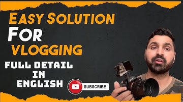 How to vlog without flip out sceen JJC Selfie Mirror  (English)