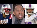 First Take | Stephen A heated New England Patriots vs Buffalo Bills Week 8 with Cam Newton & Allen