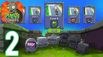 Plants vs Zombies - Gameplay Walkthrough Part 2 - Day , Level 6 - 10 (ios,Android)