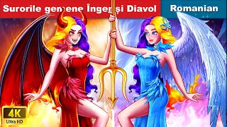 Surorile gemene Înger și Diavol 😈😇 Angel and Devil Twin Sisters 🌛 @woafairytalesromanian