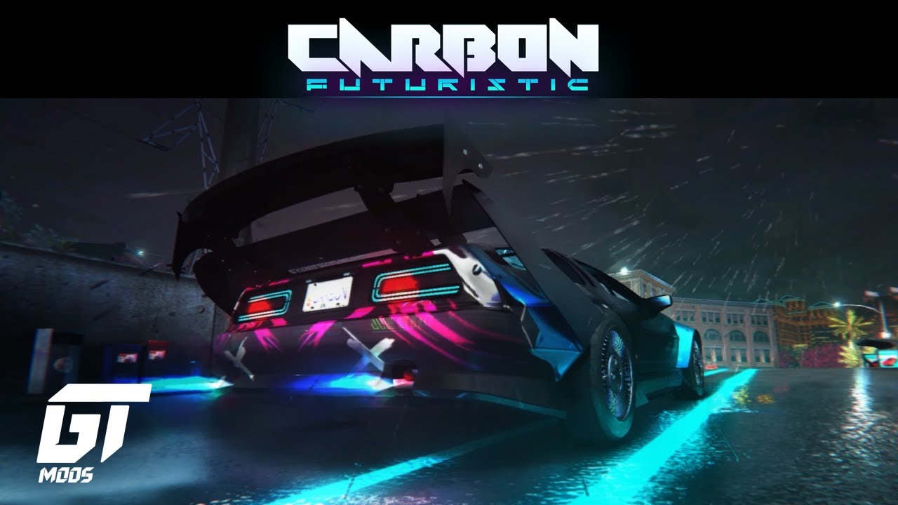 NFS CARBON - FUTURISTIC MOD x DMC DeLorean (4K) - YouTube