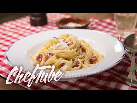 How to Make Spaghetti or Tortellini Carbonara - Recipe in description