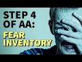 Step 4 of Alcoholics Anonymous - Fear Inventory
