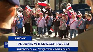 Prudnik w barwach Polski. Przedszkolaki świętowały Dzień Flagi