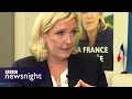Brexit makes far-right stronger, says Marine Le Pen - BBC Newsnight