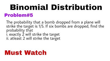 6. Binomial Distribution | Concept and Problem#5