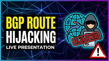 BGP Route Hijacking Explained | How Internet Traffic Gets Redirected | Networking Presentation