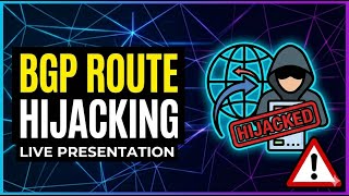 BGP Route Hijacking Explained | How Internet Traffic Gets Redirected | Networking Presentation