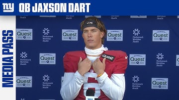 Jaxson Dart on Making Monday Night Football Debut | New York Giants