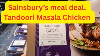 Sainsbury s meal deal Tandoori Masala Chicken and two sides