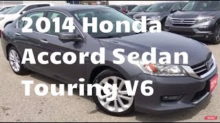 2014 Honda Accord Sedan Touring V6 | WHITBY OSHAWA HONDA | Stock #: U5145