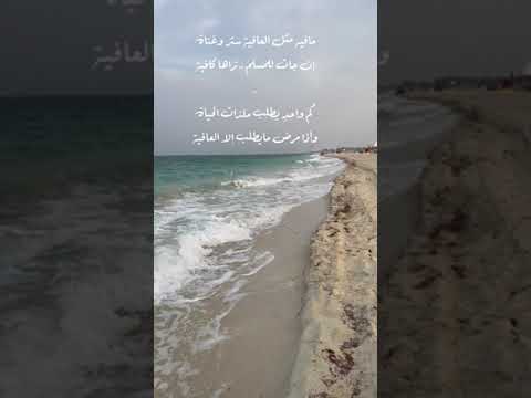 مافيه مثل العافيه ستر وغناه    جزل القصيد شعر فصيح شعر