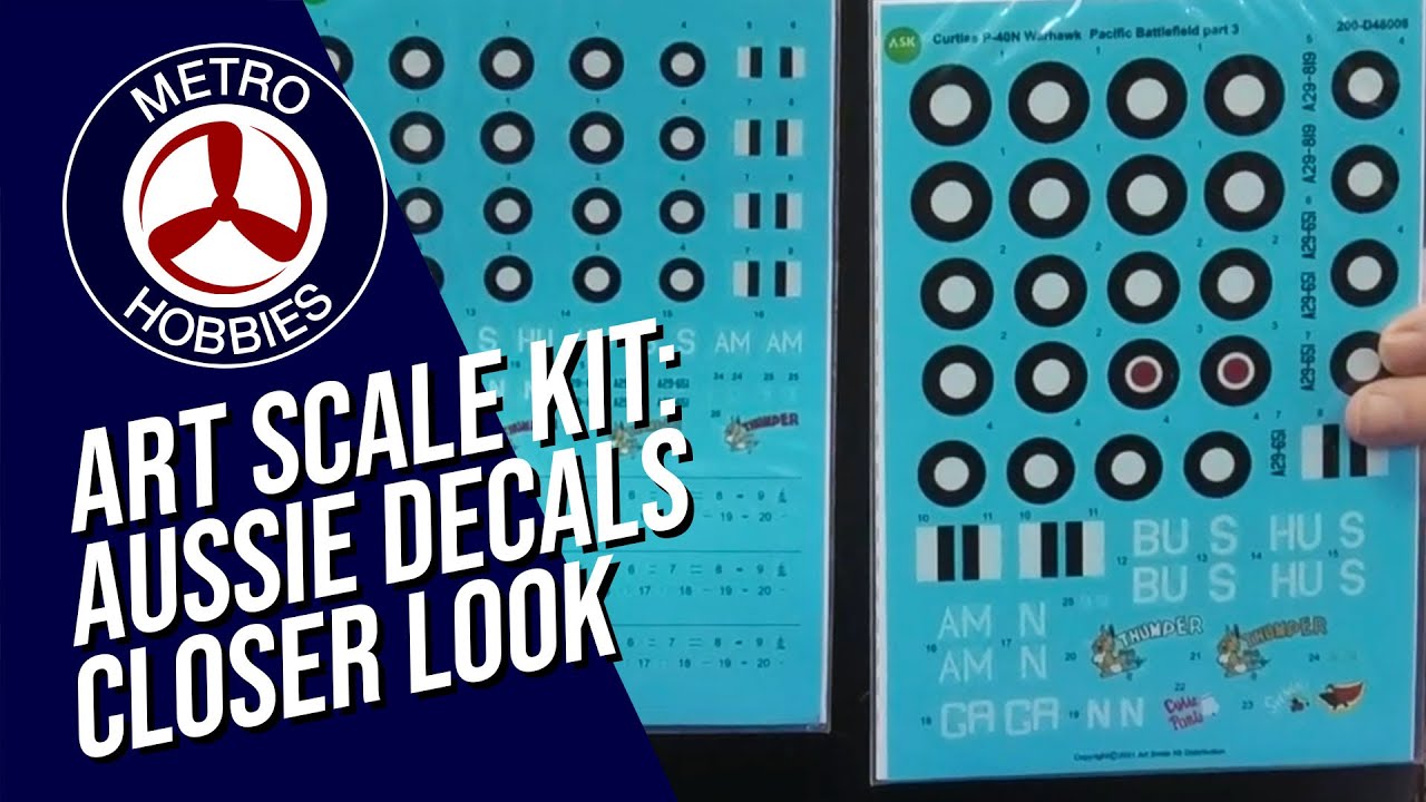 Australian Decals by Art Scale Kit A Closer Look YouTube