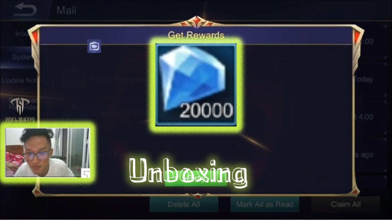 Unboxing 20000 Damion buy Skin and Giveaway By Helheim - ML (WATT) / Mobile Legend Khmer
