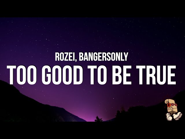 Rozei - too good to be true (Lyrics) w/ Bangers Only class=