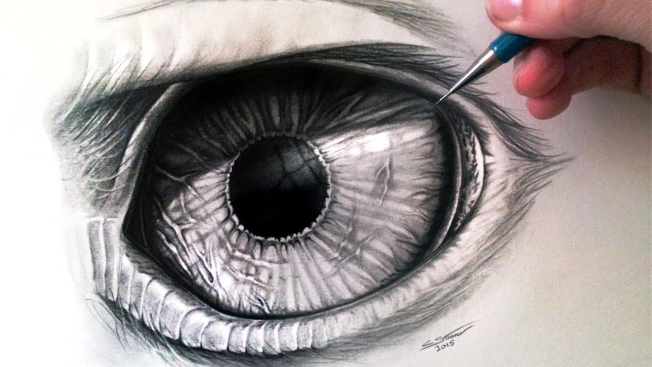 How to Draw an Eagle Eye - YouTube