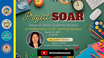 Visualizing and Describing Solid Figures - Quarter 3 Week 1 Math 6 Project SOAR