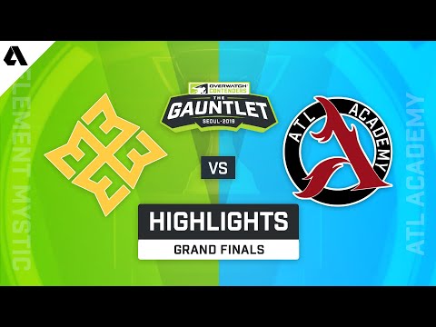 Element Mystic vs ATL Academy | The Gauntlet 2019 Grand Finals Highlights - Overwatch Contenders