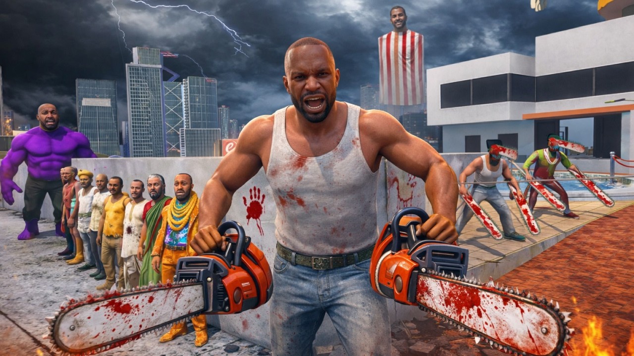 Franklin play hide and kill with Superhero - Indian bike driving 3D