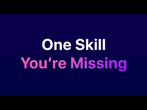this 1 skill will get you noticed (college, interviews, everything)