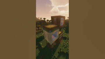 Build cube house #minecraft #chill #build