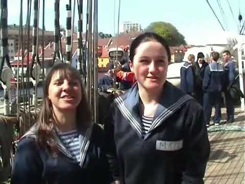 138) Барк Седов учебная практика руководитель Семаков В.Л.2010 год.