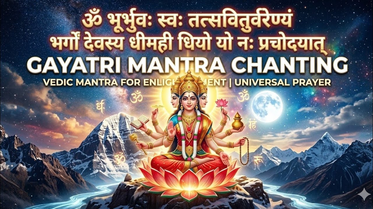 Gayatri Mantra  Chanting For Peace ,Prosperity And Wealth