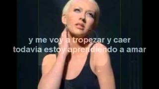 Christina Aguilera-Say something(solo version)+subtitulos en español HQ