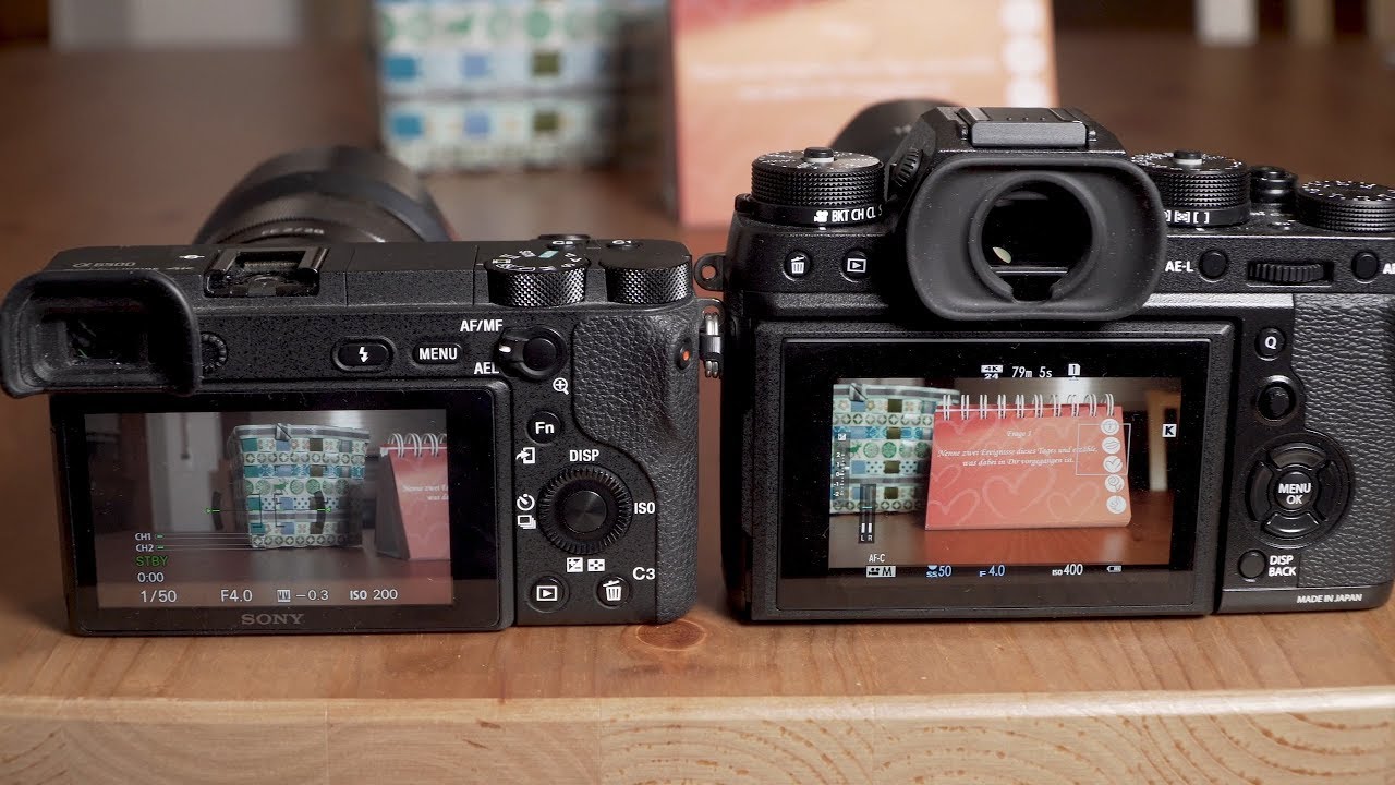Sony a6500 vs Fujifilm XT2 Video Mode Review YouTube