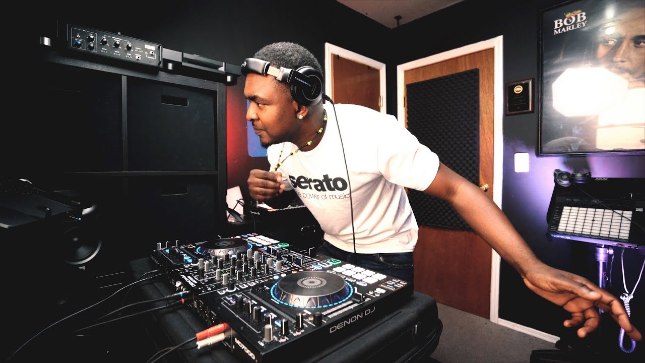 Caribbean DJ SET Afrobeat Denon MC7000 mixing YouTube