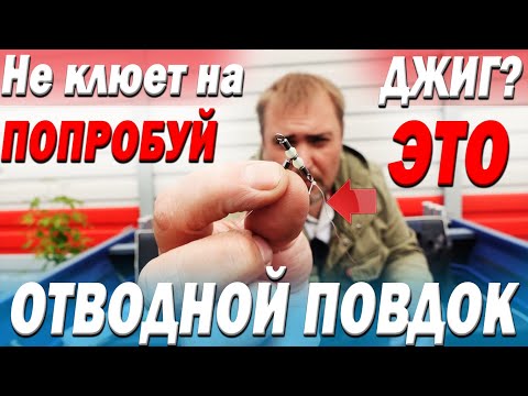 Не клюет на ДЖИГ? Попробуй ЭТО! Все ПОЛУЧИТСЯ! Отводной поводок. Как? Зачем? Когда?