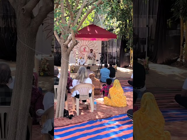 Glimpses from the lecture“Pathway to Awareness” by Shree Abhimanyu Ji | 🙏