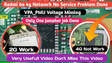 Redmi 6a 4g network Not Working Problem Solution Full Details |Mi 6a No Service Problem Solution