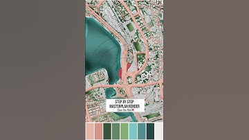 Masterplan Rendering Step by Step 🔥 #architecture