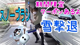 【雪対策❄️】伸縮延長可能な軽量スノーブラシで楽々雪掻き