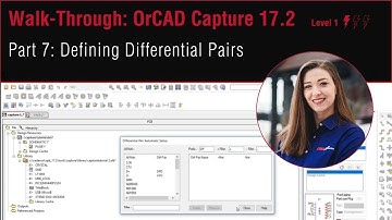 How to Define Differential Pairs in OrCAD Capture 17.2
