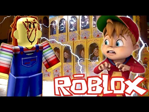 CHIPMUNK vs CHUCKY ON THE HORROR ELEVATOR |  ROBLOX