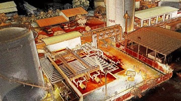 Oil & Gas Tank Terminal LIDAR Scan (AS-BUILT DIGITAL TWIN)