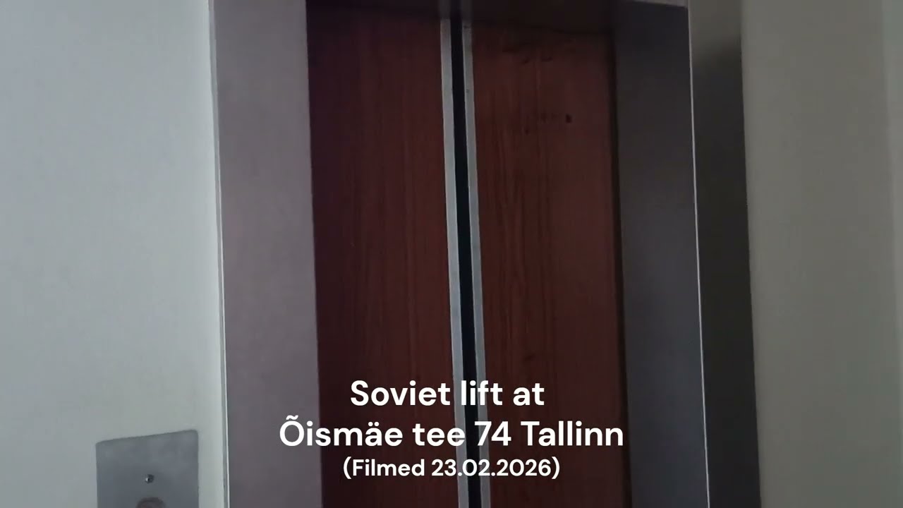 Soviet lift at Õismäe tee 74 Tallinn
