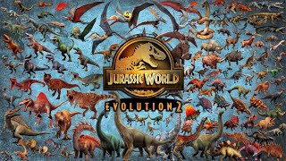 Jurassic World Evolution 2 - TODOS OS DINOSSAUROS DO GAME screenshot 2