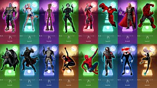 MegaMix №6, All Characters from the past week in one video, DC Marvel Tiles Hop