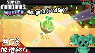 【SuperMARIO BROS.WONDER】スーパーマリオブラザーズをクリアしたし最新作のスーパーマリオブラザーズワンダーをGWでクリアしたい：03【スーパーマリオブラザーズワンダー】