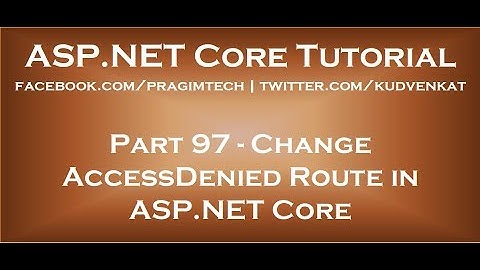 Wijzig AccessDenied-route in ASP NET Core